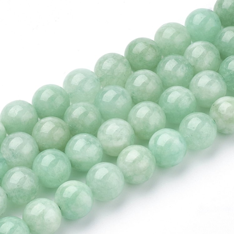 JAD146 Jadeit kamień naturalny koraliki kule 6mm