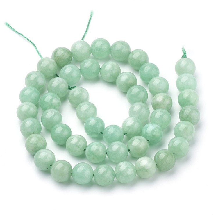 JAD146 Jadeit kamień naturalny koraliki kule 6mm