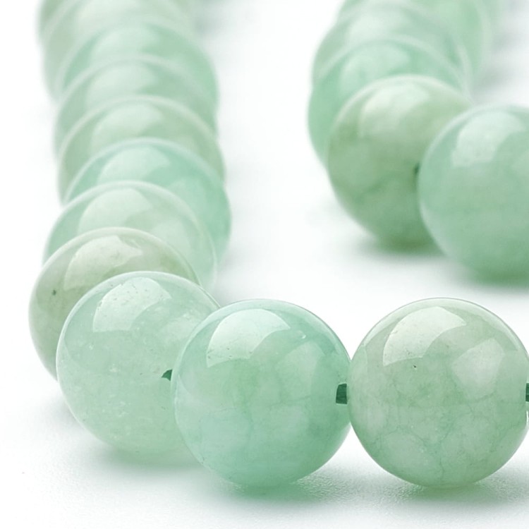 JAD146 Jadeit kamień naturalny koraliki kule 6mm