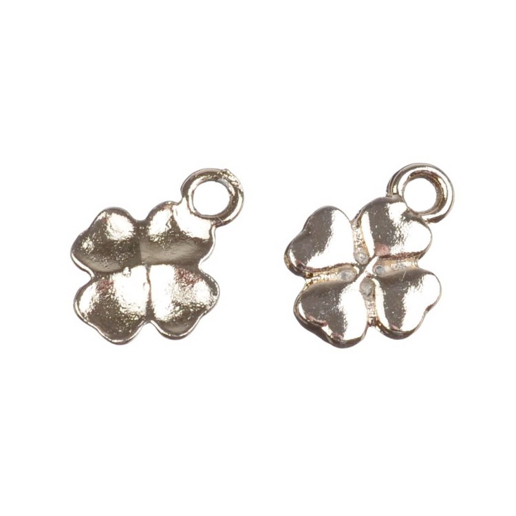 ZAW60 Zawieszka metalowa koniczynka koniczyna