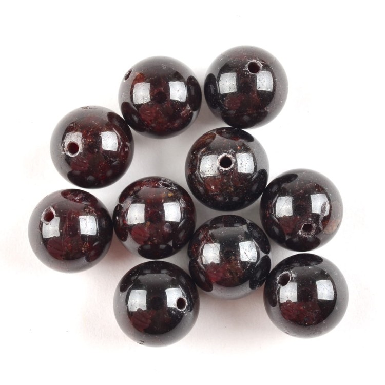 GNT04 Granat kamień naturalny koraliki 8mm
