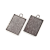 BMK258 Zawieszka z bazą pod prostokątny kaboszon 28x25mm stare srebro