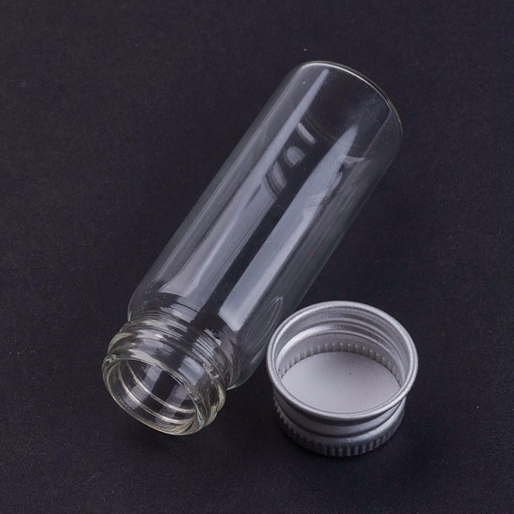 BSZ18 Buteleczka szklana 15ml z aluminiową nakrętką