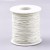 SW93 Sznurek bawełniany pleciony woskowany 1mm biały