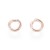 OG04 Ogniwa kółka kółeczka łączące montażowe 5mm rose gold