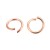 OG07 Ogniwa kółka kółeczka 8mm 20szt stal nierdzewna - rose gold