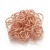 OG07 Ogniwa kółka kółeczka 8mm 20szt stal nierdzewna - rose gold