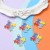 ZM387 Zawieszka metalowa emaliowana puzzle kolorowe