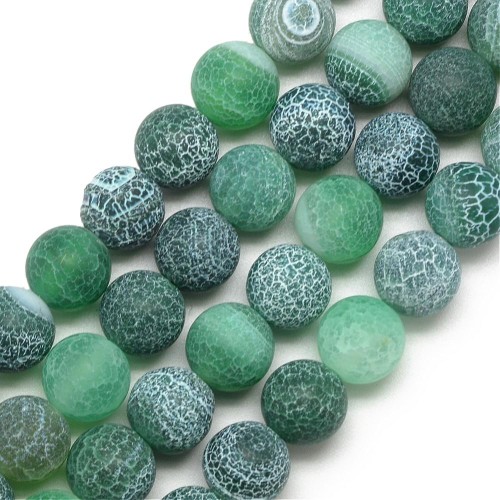 AGT118 Agat kamień naturalny koraliki kule 8mm