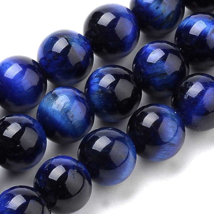 TO25 Tygrysie Oko kamień naturalny koraliki kule 6mm