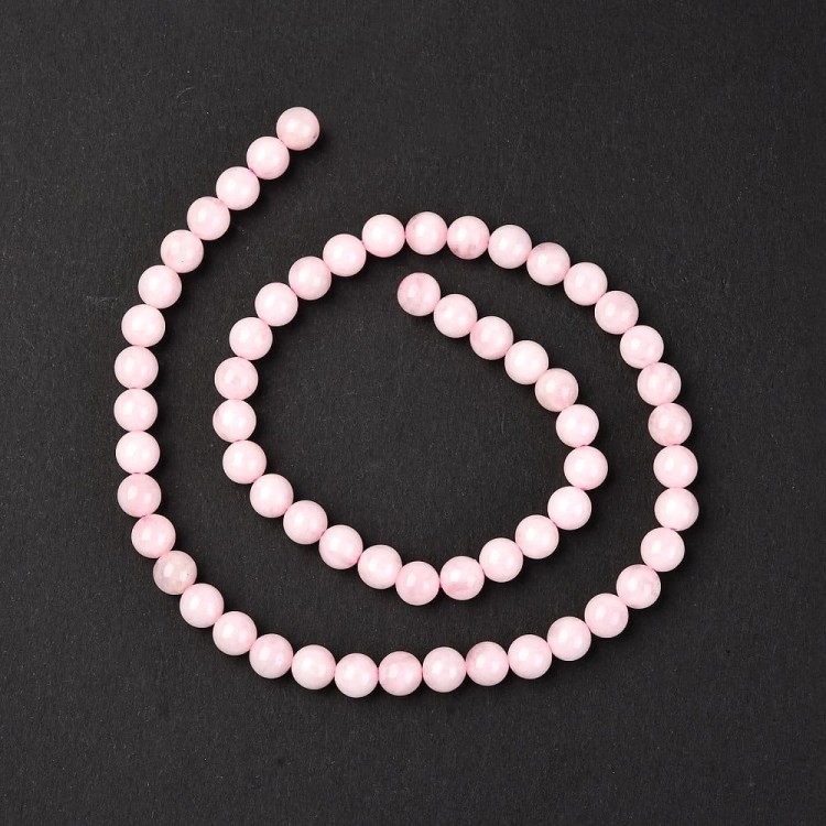 KWR30 Kwarc kamień naturalny koraliki kule 6mm