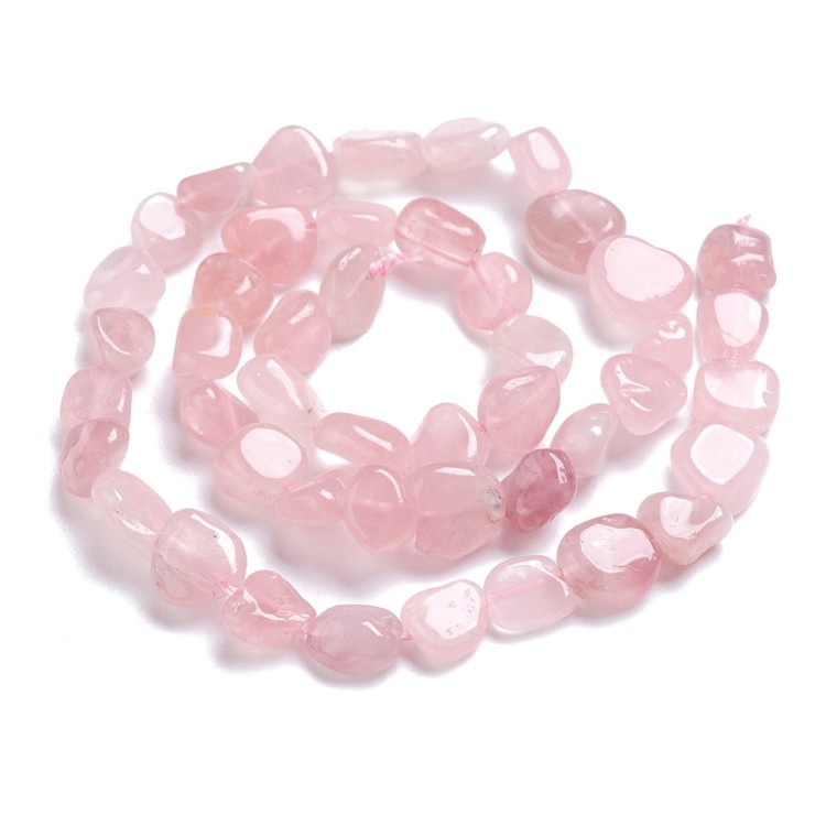 KWR32 Kwarc kamień naturalny koraliki bryłki