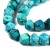 TUR27 Turkus syntetyczny kamień syntetyczny koraliki kostki fasetowane 10mm