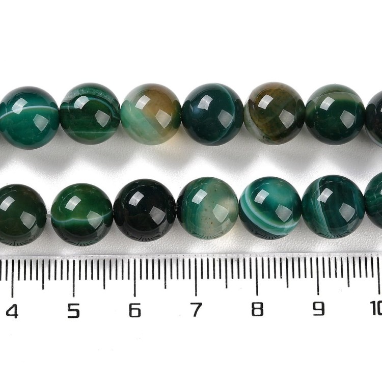 AGP126 Agat kamień naturalny koraliki kule 10mm