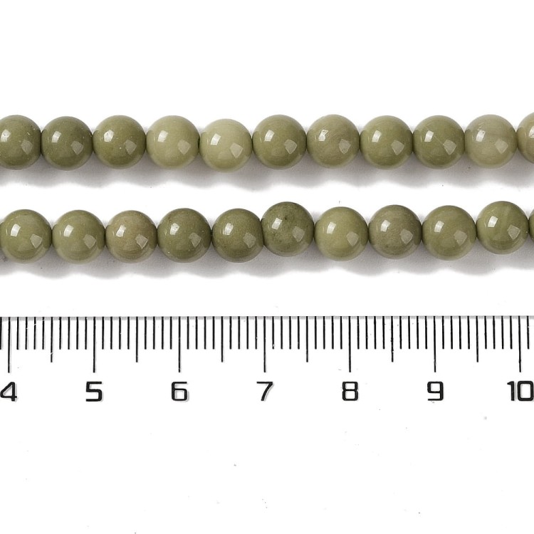 AGP143 Agat Alashan kamień naturalny koraliki kule 6mm