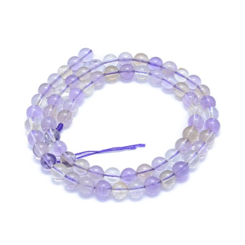 KK092 Ametryn kamień naturalny koraliki kule 6mm