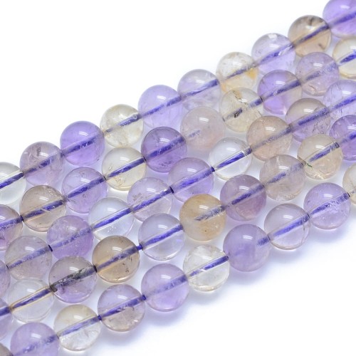 KK093 Ametryn kamień naturalny koraliki kule 8mm