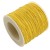 SW94 Sznurek bawełniany woskowany 1mm żółty