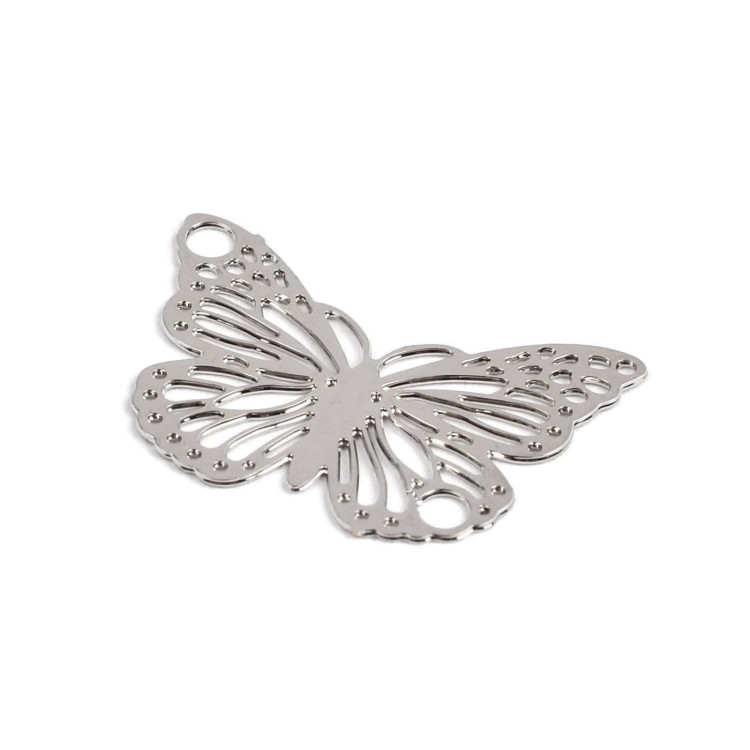 LAC04 Łącznik metalowy wstawka motyl platynowy