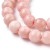 OPL04 Pink Opal kamień naturalny koraliki kule 8mm różowy
