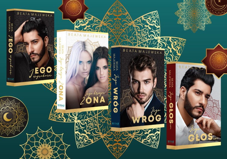 Wielki ZESTAW 7 książek Seria arabska Jego wysokość Beata Majewska