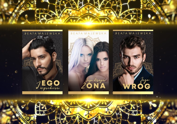 Wielki ZESTAW 7 książek Seria arabska Jego wysokość Beata Majewska