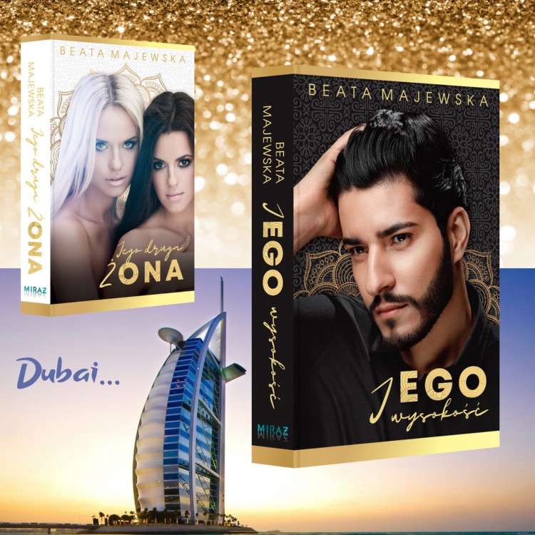 Wielki ZESTAW 7 książek Seria arabska Jego wysokość Beata Majewska