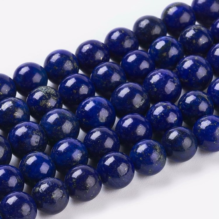 LAZ18 Lazuryt kamień naturalny koraliki kule 6mm