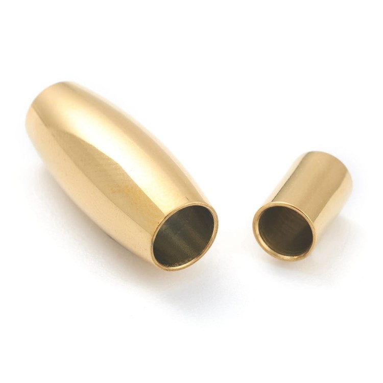 Zap429 Zapięcie magnetyczne stal nierdzewna złote 18K