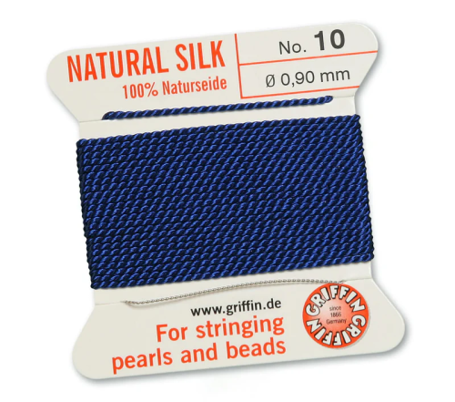 Nić jedwabna z igłą 100% NATURAL SILK