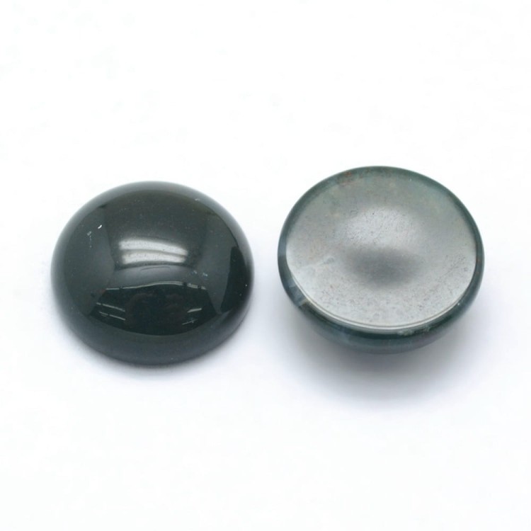 AGP146 Agat Moss mszysty kamień naturalny kaboszon 12mm