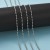 LAN206 Łańcuszek kulkowy 2,4mm ze stali nierdzewnej