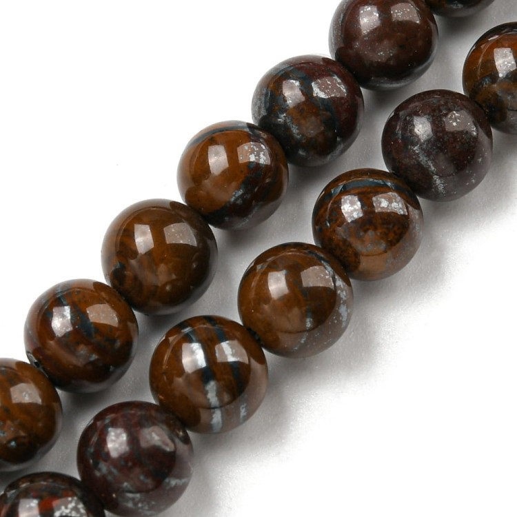 KK137 Tygrysie żelazo kamień naturalny koraliki kule 6mm