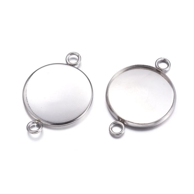 BMK291 Zawieszka łącznik z bazą pod kaboszon 20mm stal nierdzewna