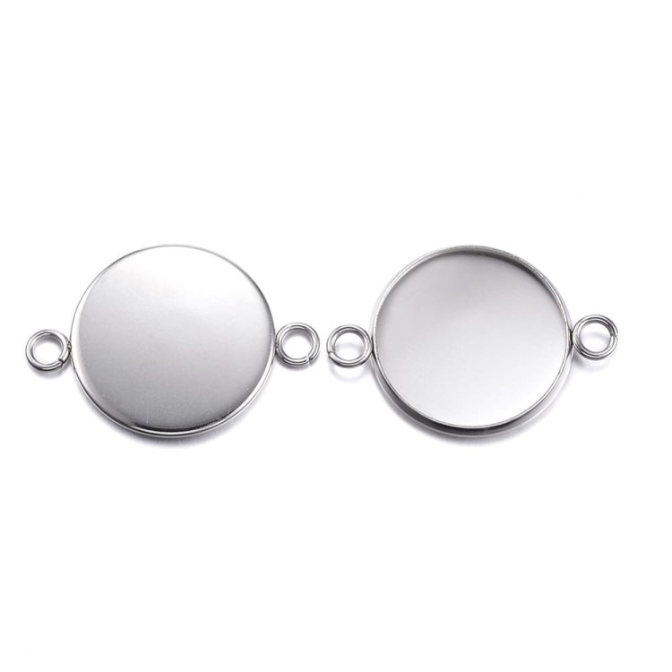 BMK291 Zawieszka łącznik z bazą pod kaboszon 20mm stal nierdzewna