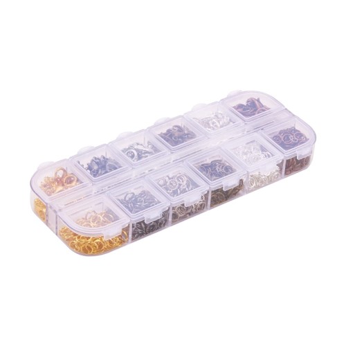 ZPF82 Zestaw półfabrykatów do biżuterii karabińczyki ogniwa