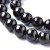 SPI02 Spinel kamień naturalny koraliki kule 8mm czarne