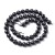 SPI02 Spinel kamień naturalny koraliki kule 8mm czarne