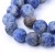 JAS83 Jaspis blue spot kamień naturalny koraliki kule 6mm matowe