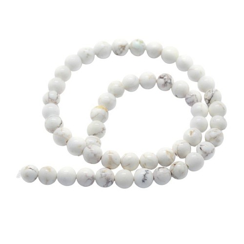 MAG10 Magnezyt kamień naturalny koraliki kule 6mm