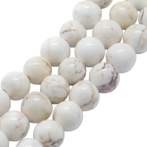 MAG10 Magnezyt kamień naturalny koraliki kule 6mm