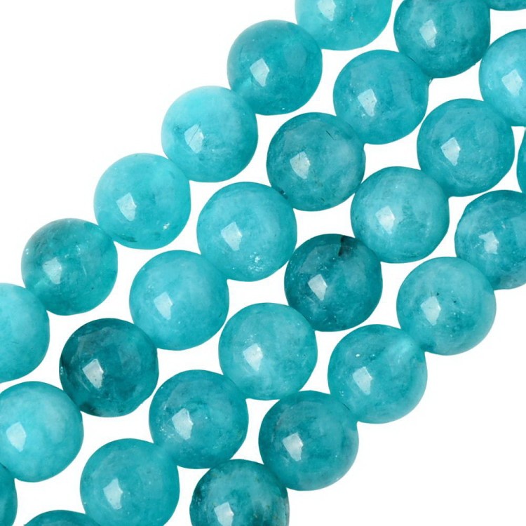 KWR42 Kwarc kamień naturalny koraliki kule 8mm