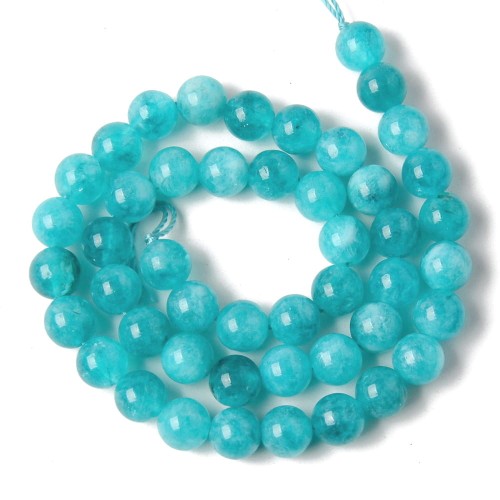 KWR42 Kwarc kamień naturalny koraliki kule 8mm