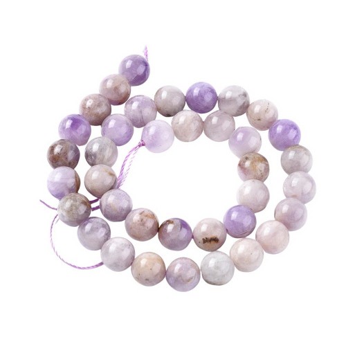 AM37 Ametyst kamień naturalny koraliki kule 4mm