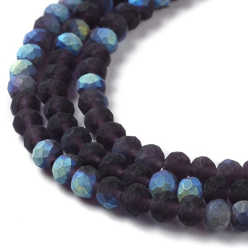 KFR166 Koraliki szklane rondelle