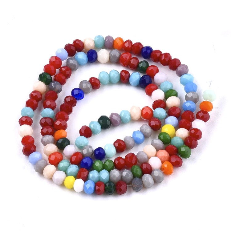 KFR171 Koraliki szklane rondelle