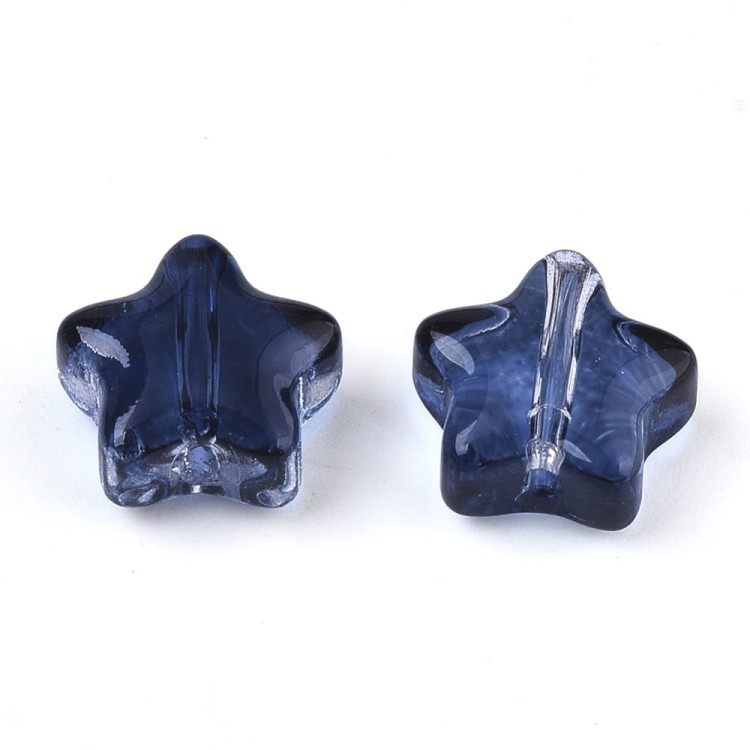 KS88 Koraliki szklane gwiazdki