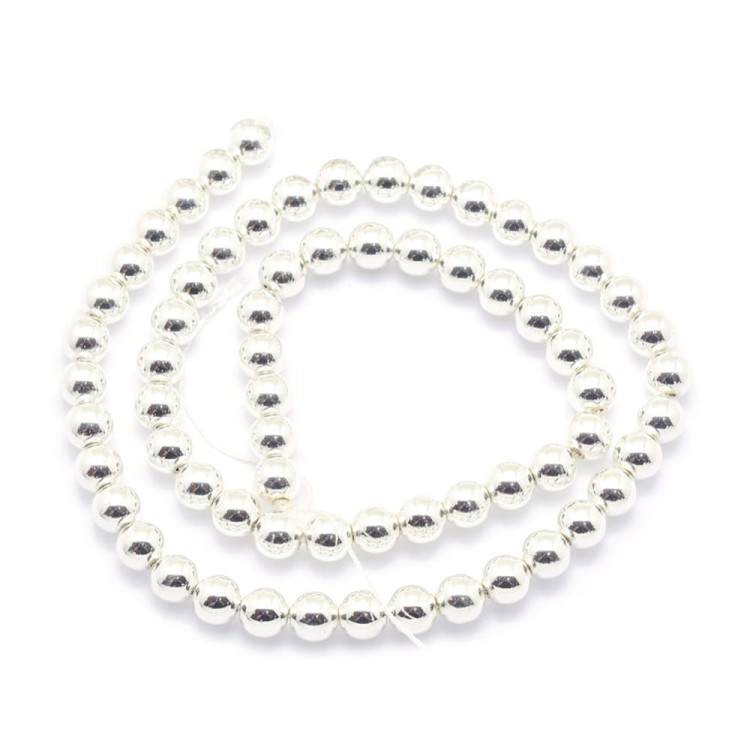 HEM85 Hematyt koraliki kule kulki 2mm sznur 190szt