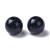 KPL49 Koraliki akrylowe kule 8mm 50szt czarne