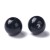 KPL49 Koraliki akrylowe kule 8mm 50szt czarne